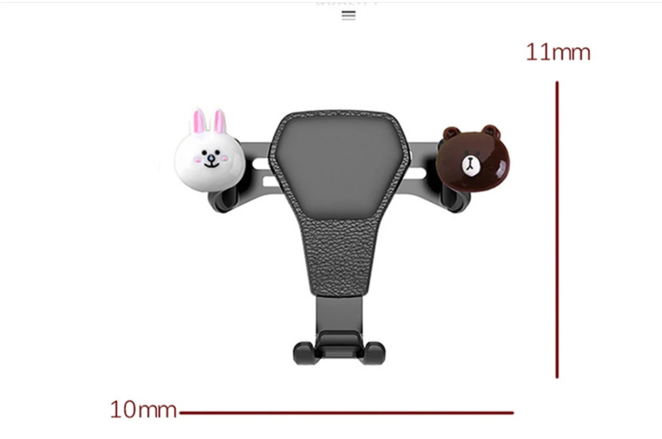 

Car cloud mobile phone holder cartoon gravity leather mobile phone holder air outlet navigation mobile phone holder car supplies