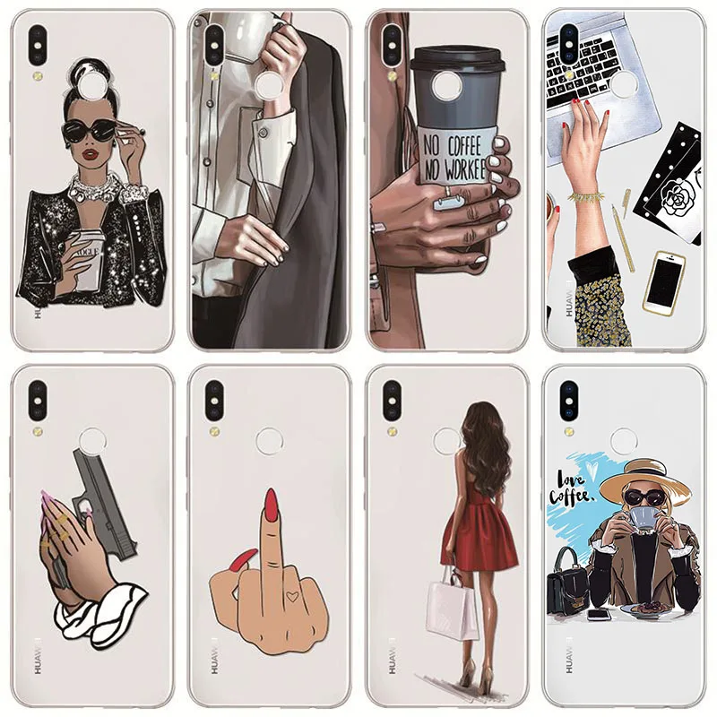 Модный Стильный чехол для huawei mate 20 10 P20 P30 Pro P Smart Z Plus P10 P8 P9 Lite TPU