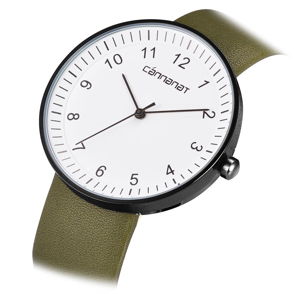 Часы наручные женские кварцевые с кожаным ремешком классические модные простые