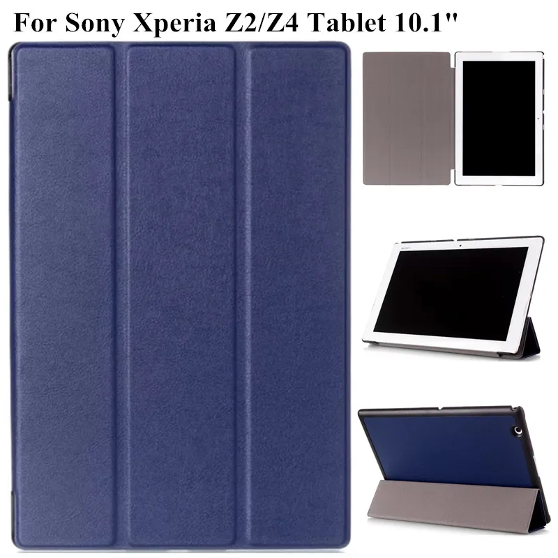Чехол для планшета Sony Xperia Z2 Z4 роскошный защитный чехол книжка с подставкой умный