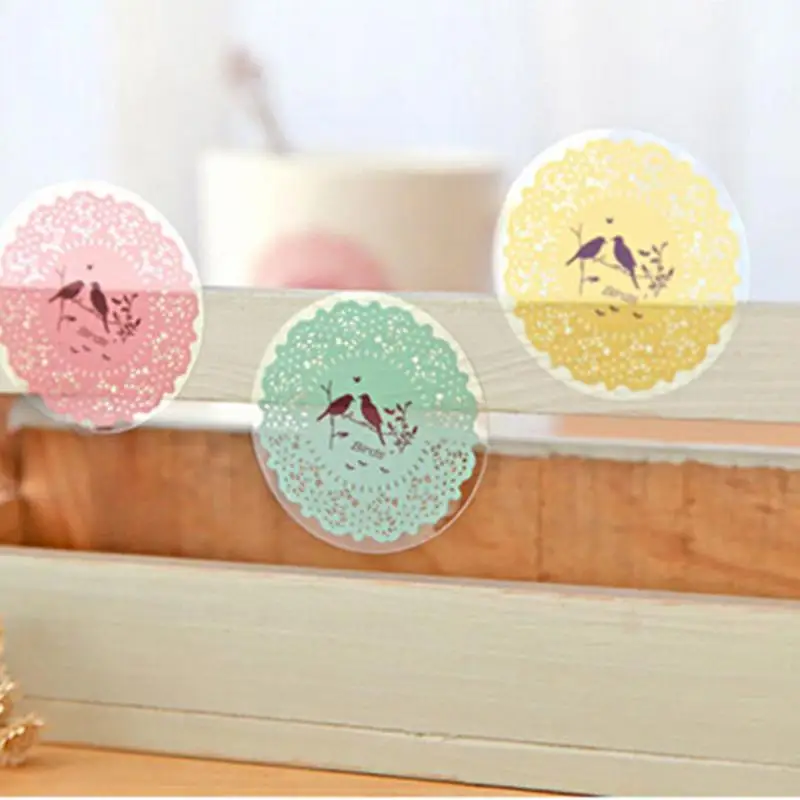 

1 Pc Lace Paper Sticker Hot Selling Sticky Decorative Memo Pads DIY Self-Adhesive Mobile Phone's Notebook's Albumn's Stickers