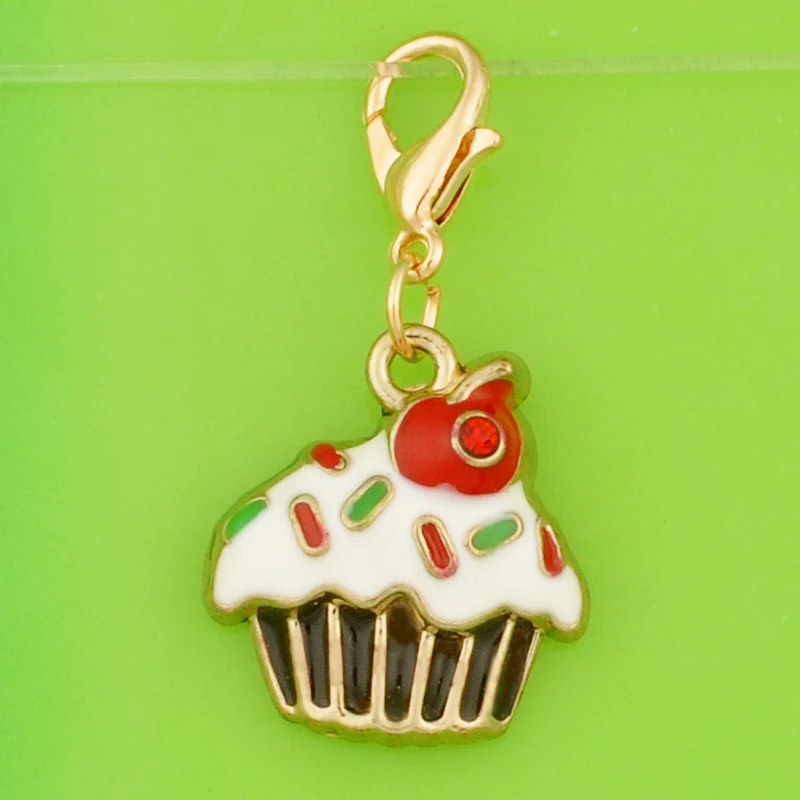 DIY Металлические Подвески с золотистой эмалью для мороженого торта подвески