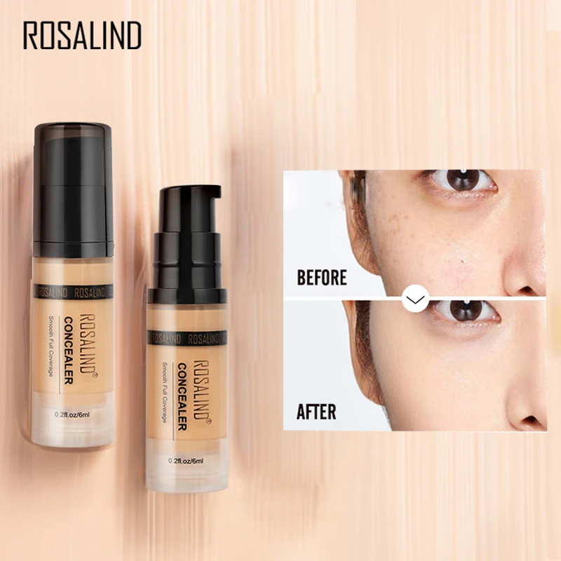 Корректор для консилера ROSALIND 6 мл видов цветов полное покрытие длительное