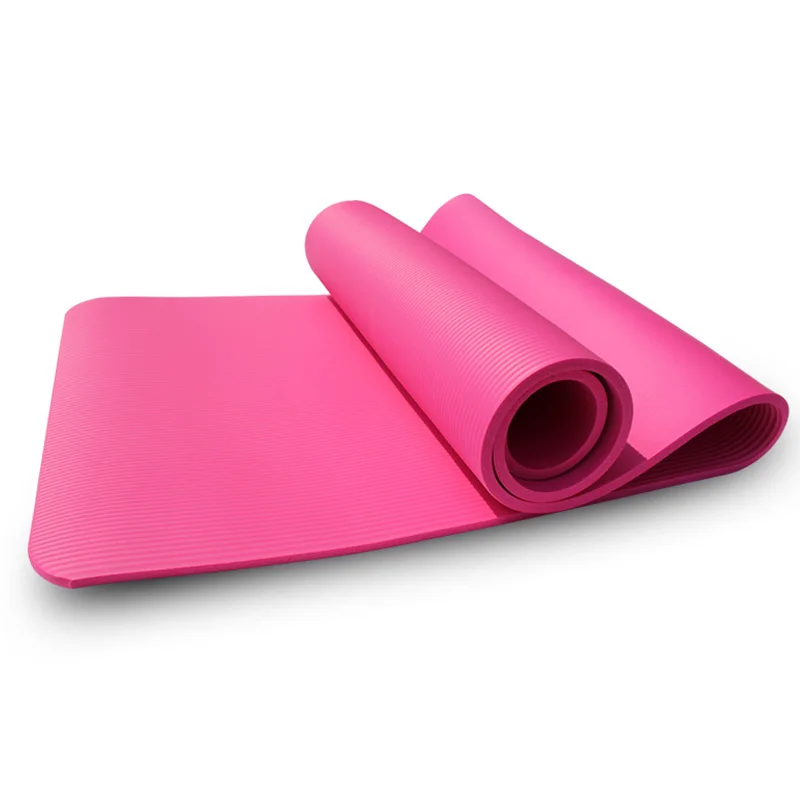 Коврик для йоги NBR нескользящий коврик фитнеса и тренировок начинающих экологически чистый домашний