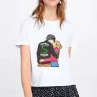 Женская футболка в стиле Харадзюку, топ в стиле Харадзюку, забавная ретро одежда для девушек с принтом в виде змеи ривердэйла