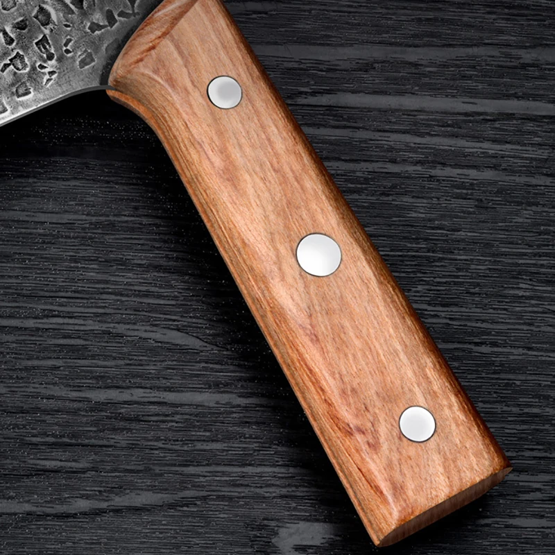 

Zollor Hand Made Forged Kitchen Knife Chinese Kitchen Knives 5Cr15mov Forged Cooking Knife Stainless Steel Sharp Blade Cleaver