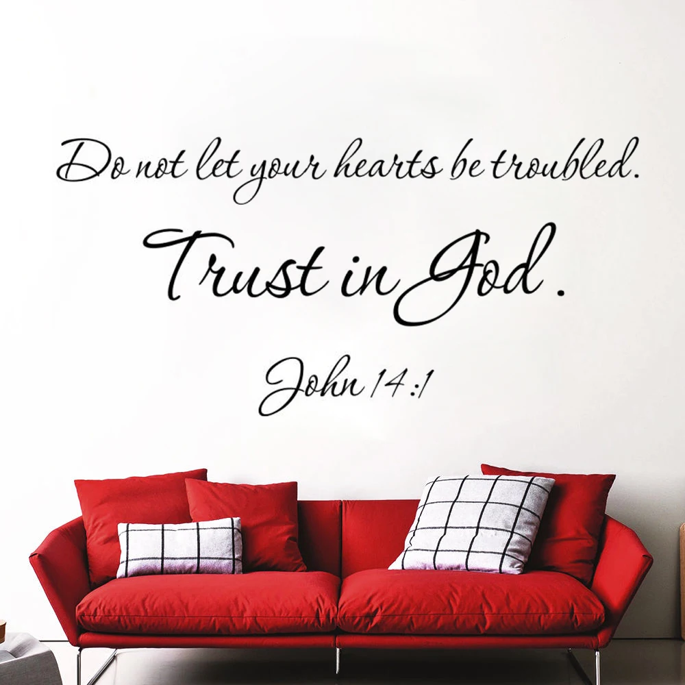 

The World Truth bible Quote is god removable vinyl Home Decals Wall Stickers christian family bless pray Words Mural Decal RU126
