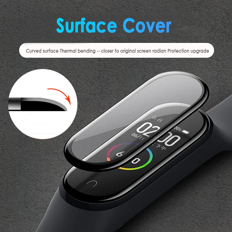 Screen Protector Smart Watchband Protective Film For Xiaomi Band 4 Strap Explosion-proof /scratch-resistant(non-tempered Glass) |