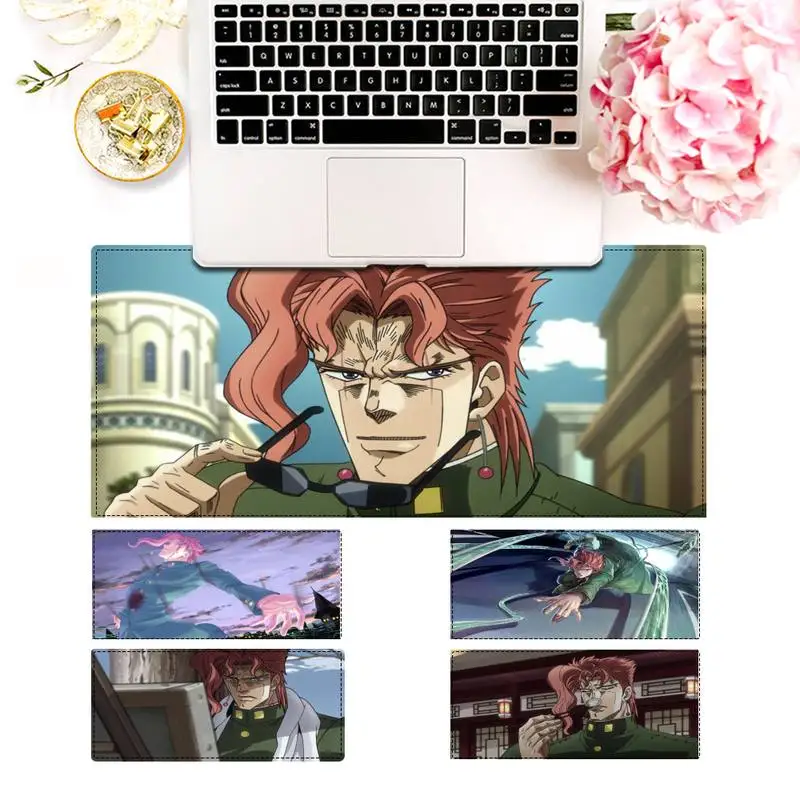 

Fashion JoJo Noriaki Kakyoin Mouse Pad PC Laptop Gamer Mousepad Anime Antislip Mat Keyboard Desk Mat For Overwatch/CS GO