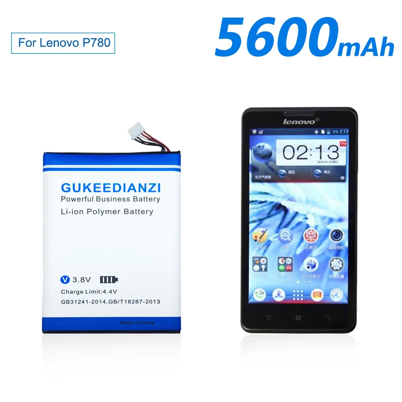 Аккумулятор GUKEEDIANZI для Lenovo P780 высокопроизводительная батарея ZUK Z1 Z2 S1 K3 Note BL253 BL268