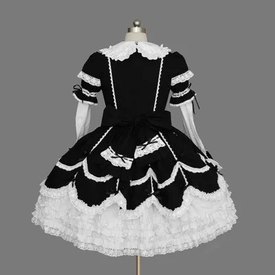 

(LLT032) Lolita Dresses Long Sleeveless Sweet Lolita Short Dress Ball Gown Fancy Prom Dress Halloween Party Masquerade Costumes