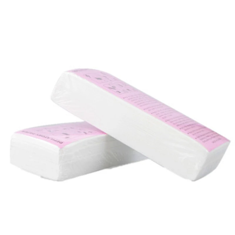 

100PCS Removal Nonwoven Depilating Paper Hair Remove Wax Paper Epilator Wax Strips Paper Roll Epilator Tool