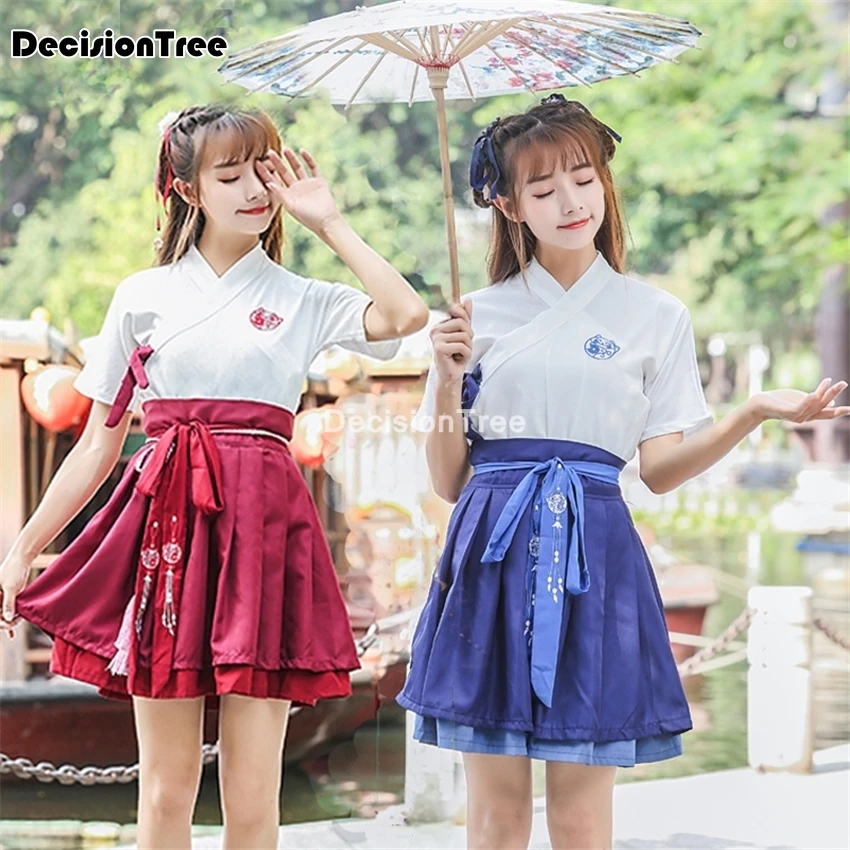 

2021 girl japanese style haori kimono skirt suit women traditional japan vintage party asian clothes yukata tea embroidery cos