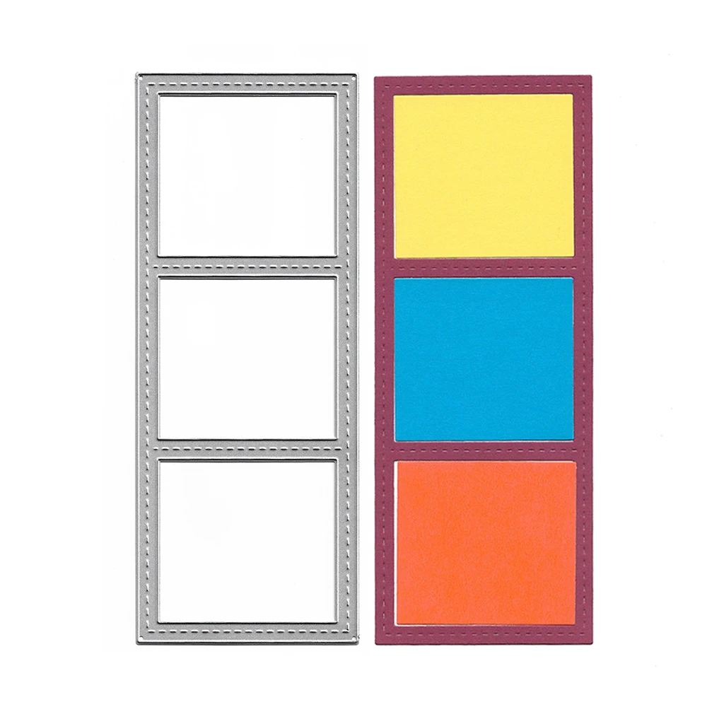 

Crafts Die 2021 DIY Arts Metal Cutting Stitched Slimline Dies Scrapbooking Photo Album Decorative Crafts Paper Card Embossing