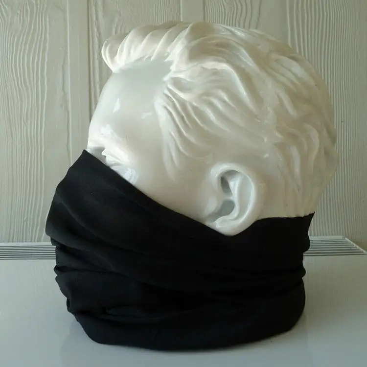 Мужской бесшовный волшебный шарф 49*24 см для велоспорта красные черные наружные