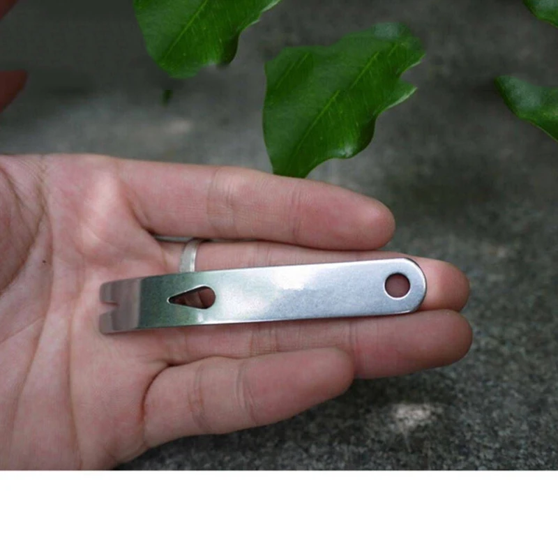 New Stainless Steel Multi-function Lever Crank-shaped Blade Screws Winding EDC Pocket Tool Outdoor Camping Gear | Спорт и