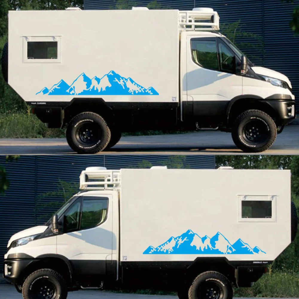 

Car Decorative Stickers PVC Car Body Decals Mountain Pattern Stickers