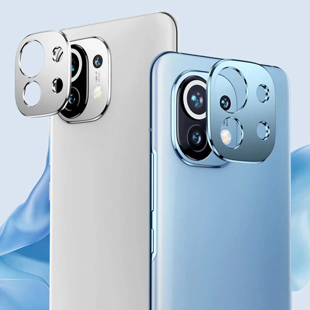 Защитный чехол для объектива камеры Xiaomi Mi 11 Pro Mi11 Lite Redmi K40 алюминиевый