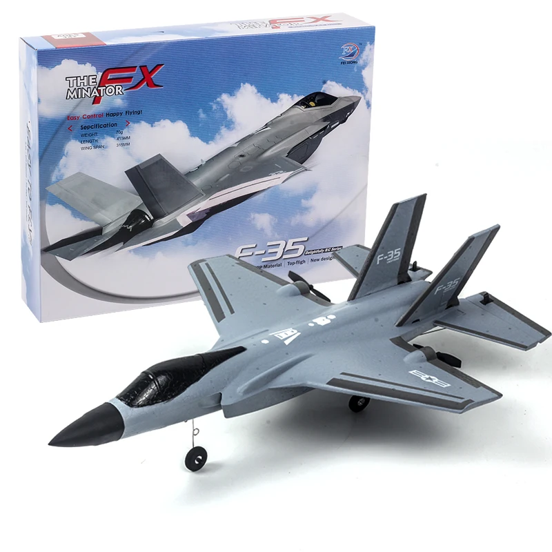 

AMYGOJJ Rc Aircraft Fx935 Four-channel F35 Jet Electric Foam Airplane Smart Home