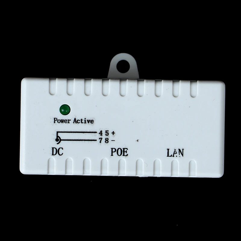 10/100Mbp 12V - 48V Passive POE Injector Splitter Wall Mount Adapter For IP Camera VoIP Phone Netwrok AP device Networking | Безопасность