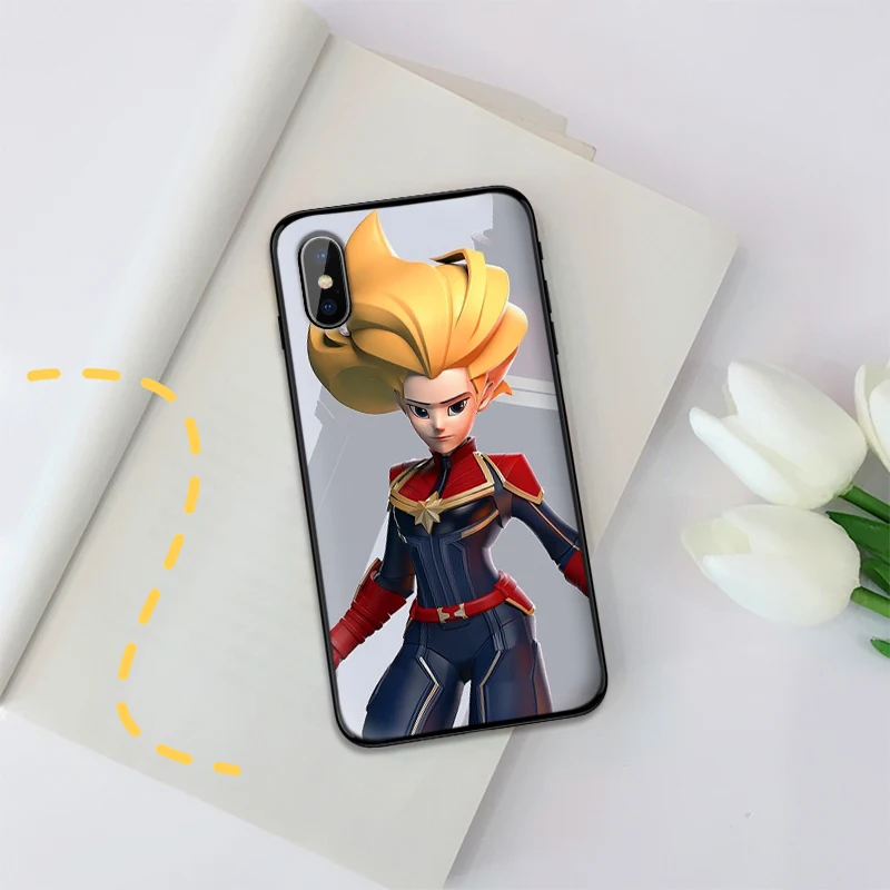 Чехол для IPhone Xr Xs Xsmax X 6 6s 7 8 Plus Marvel Avengers XS Max 9 силиконовая лента Capa | Мобильные