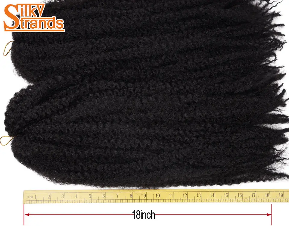 Омбре Marley косички кроше волосы россыпью 18 дюймов твист коробка АФРО
