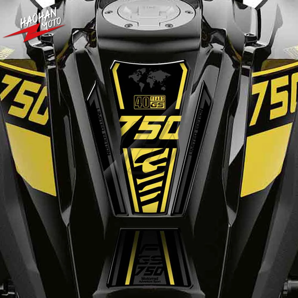 

For BMW Motorrad F750GS F850GS 2020-2022 3D Resin Motorcycle Tank Pad Protection