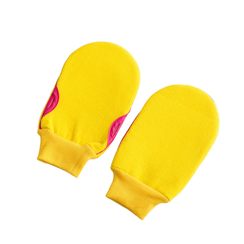 

1Pc Shower Spa Exfoliator Two-sided Bath Glove Soft Body Cleaning Scrub Mitt Rub Dead Skin Removal Magic Peeling Glove