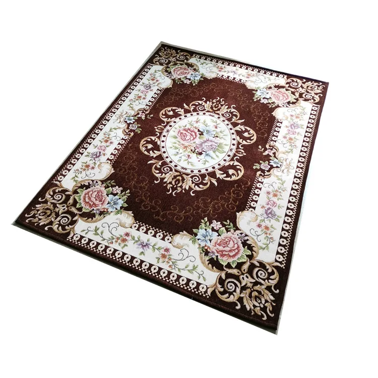 

European Jacquard Living Room Carpet Area Rugs for Bedroom Coffee Table Floor Mat Doormat Vintage Turkey Rugs and Carpet