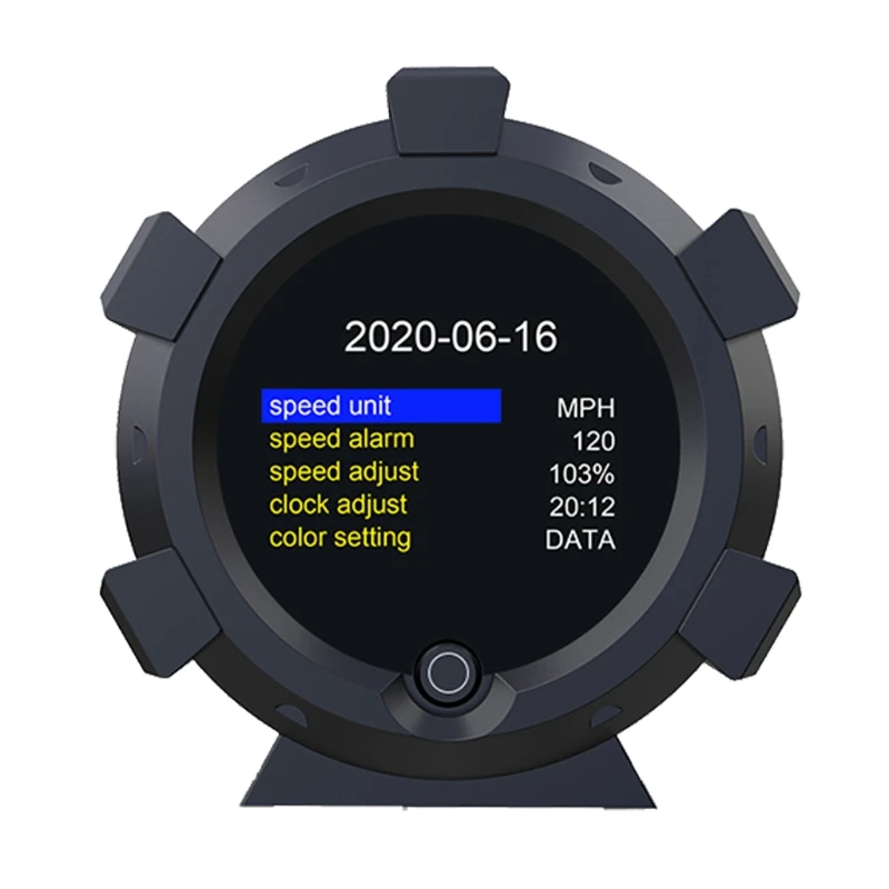 

Car Multifunctional GPS Inclinometer Slope Speed Meter Satellite Timing Off-road Vehicle Accessories HUD Gauge Display