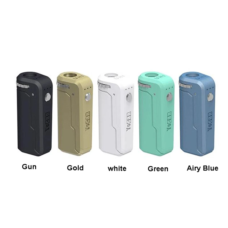 100% Аутентичный аккумулятор Yocan Uni Mod 650 мАч для всех тележек с регулируемым