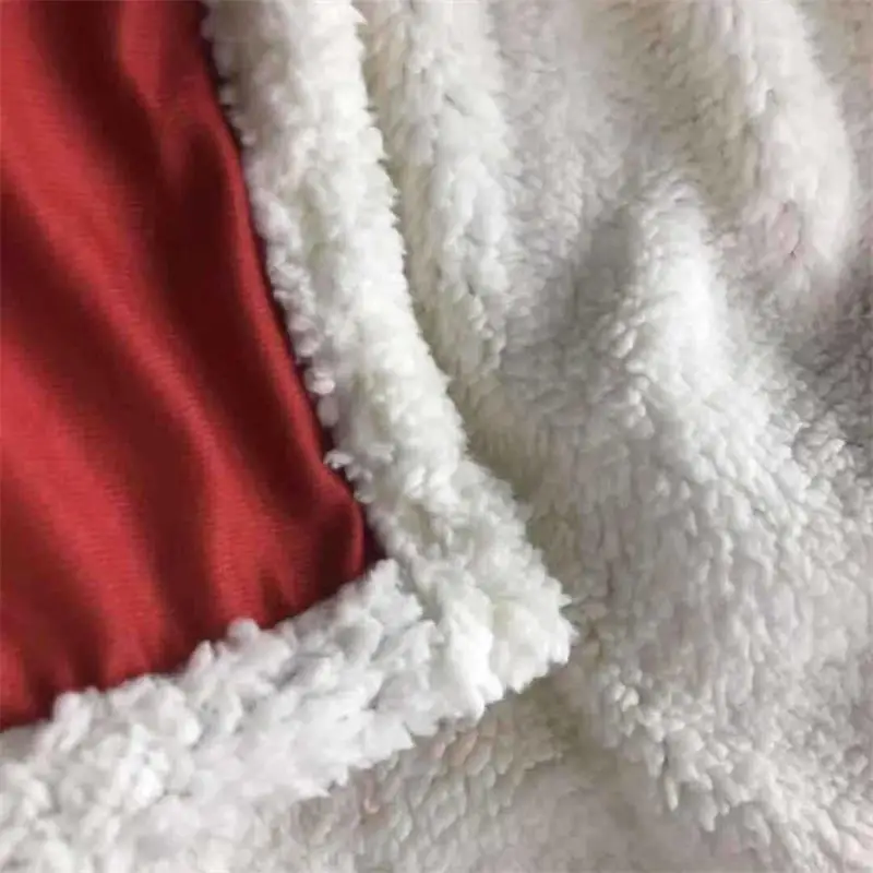 3D цифровая печать Американский флаг шерпа одеяло флис носимый плюшевый плед на