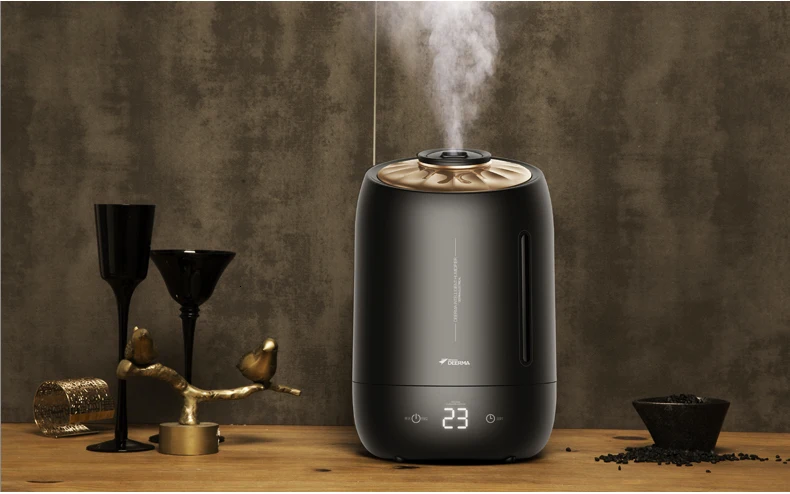 Xiaomi Deerma бытовой 5L увлажнитель воздуха очиститель воздуха туман производитель синхронизации с интеллектуальным сенсорным экраном Регулируемое количество тумана
