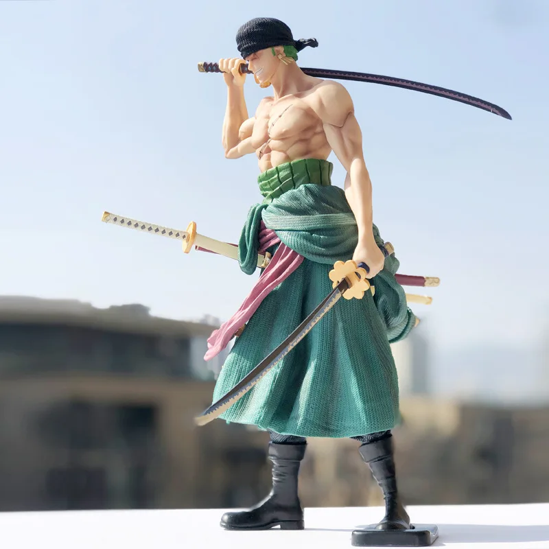 Аниме One Piece Roronoa Zoro Naked Torso Action ПВХ фигурка модель стол тор...