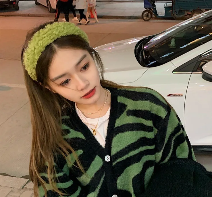 Ободок для волос из овечьей шерсти ободок девушек в японском и корейском стиле