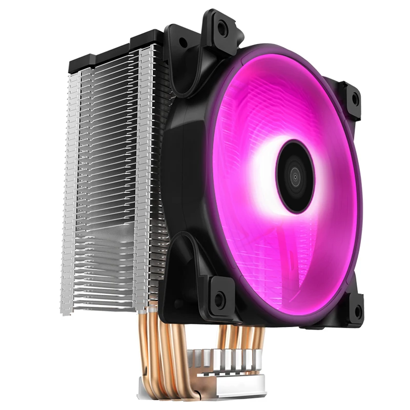 Pccooler RGB кулер для процессора AMD/AM4/INTEL1150 1151, PWM 4PIN 120 мм/12 см вентилятор охлаждения с 4 медными тепловыми трубками