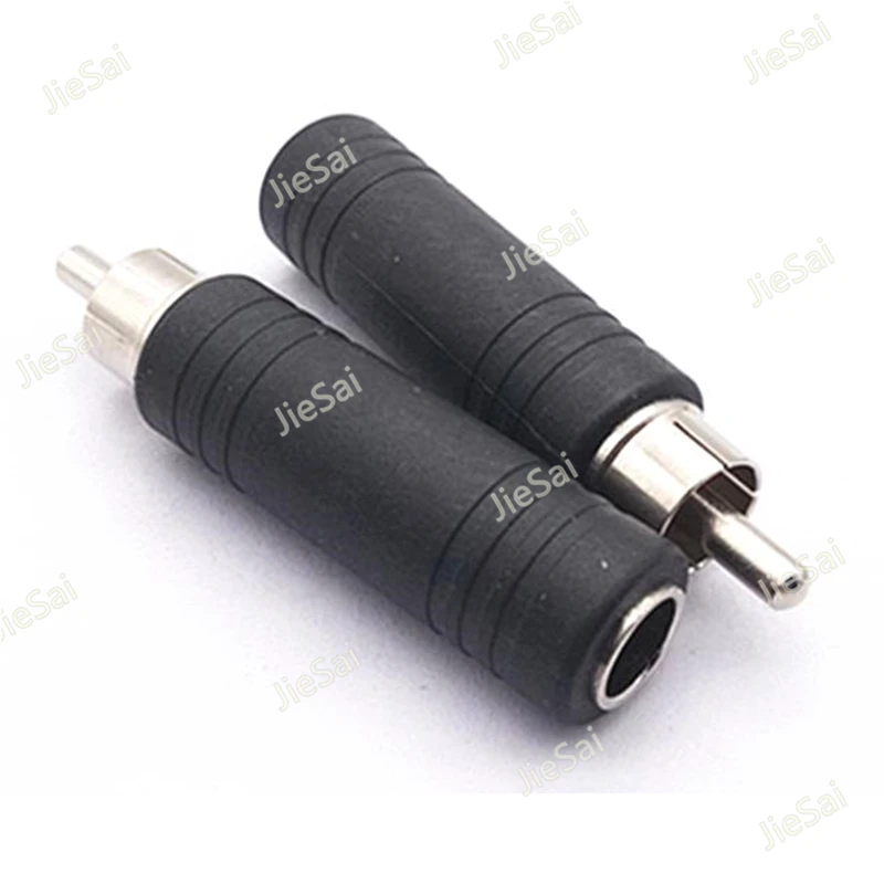

5pcs RCA Lotus Male Plug to 6.5 Famale Interface Audio Converter Microphone MIC Audio Adapter Fittings