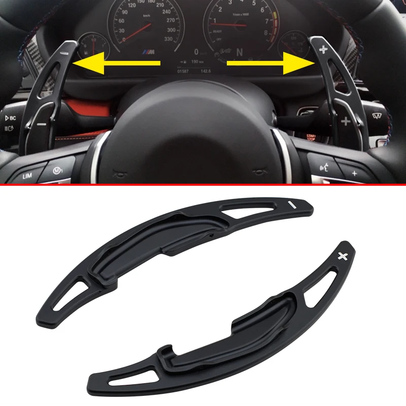 Алюминий рулевого колеса Шестерни переключения Paddle расширение для BMW M2 M3 M4 M5 M6 X5M