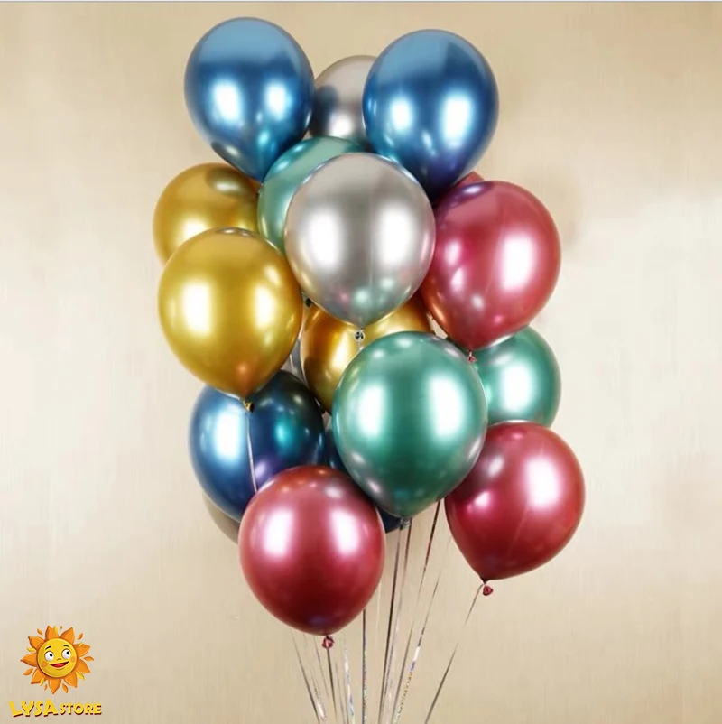 5/10/12/18 дюймовое металлическое Baby Shower вечерние свадебные декоративный латексный