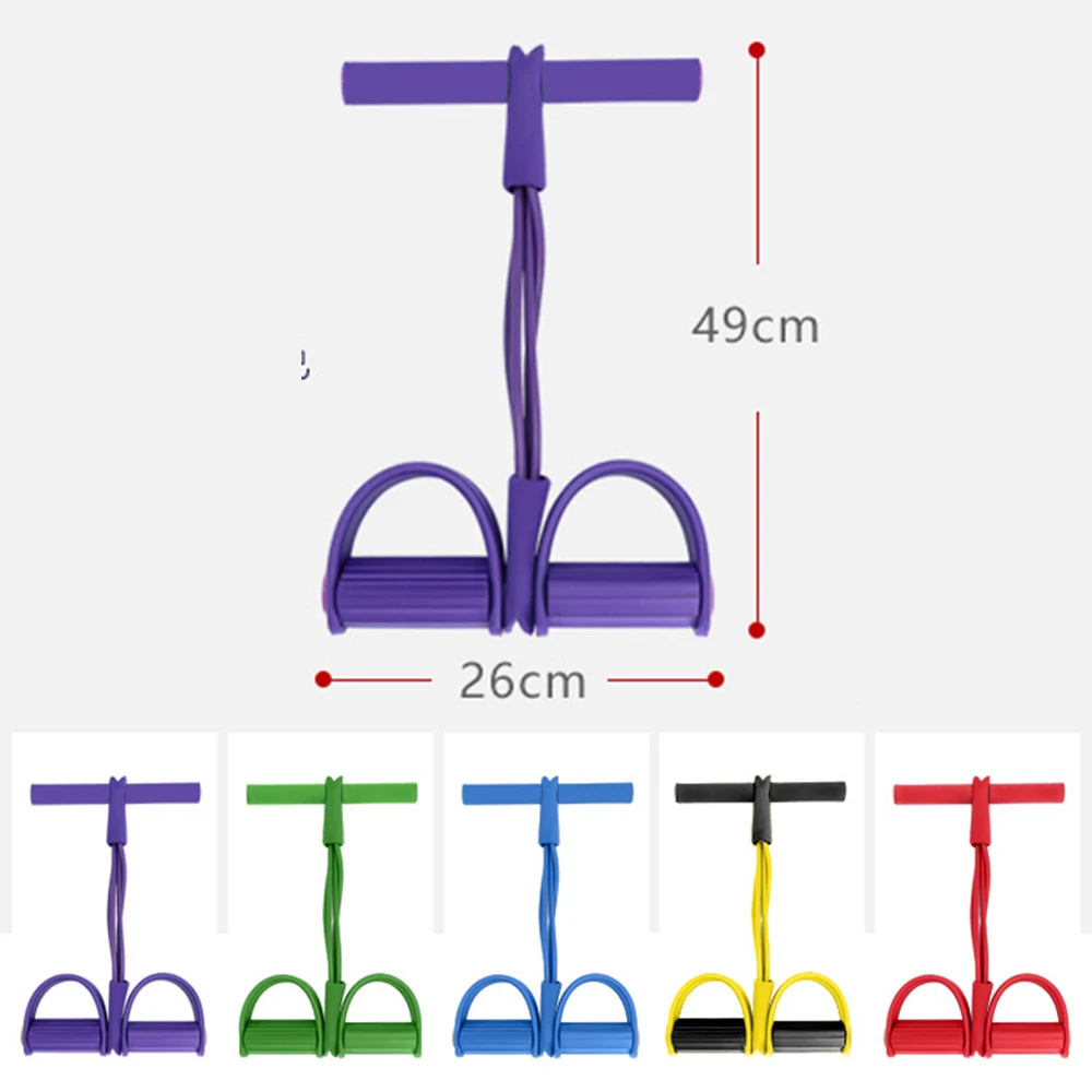 Эластичная резиновая лента тренажер для живота Резиновая домашнего спортзала