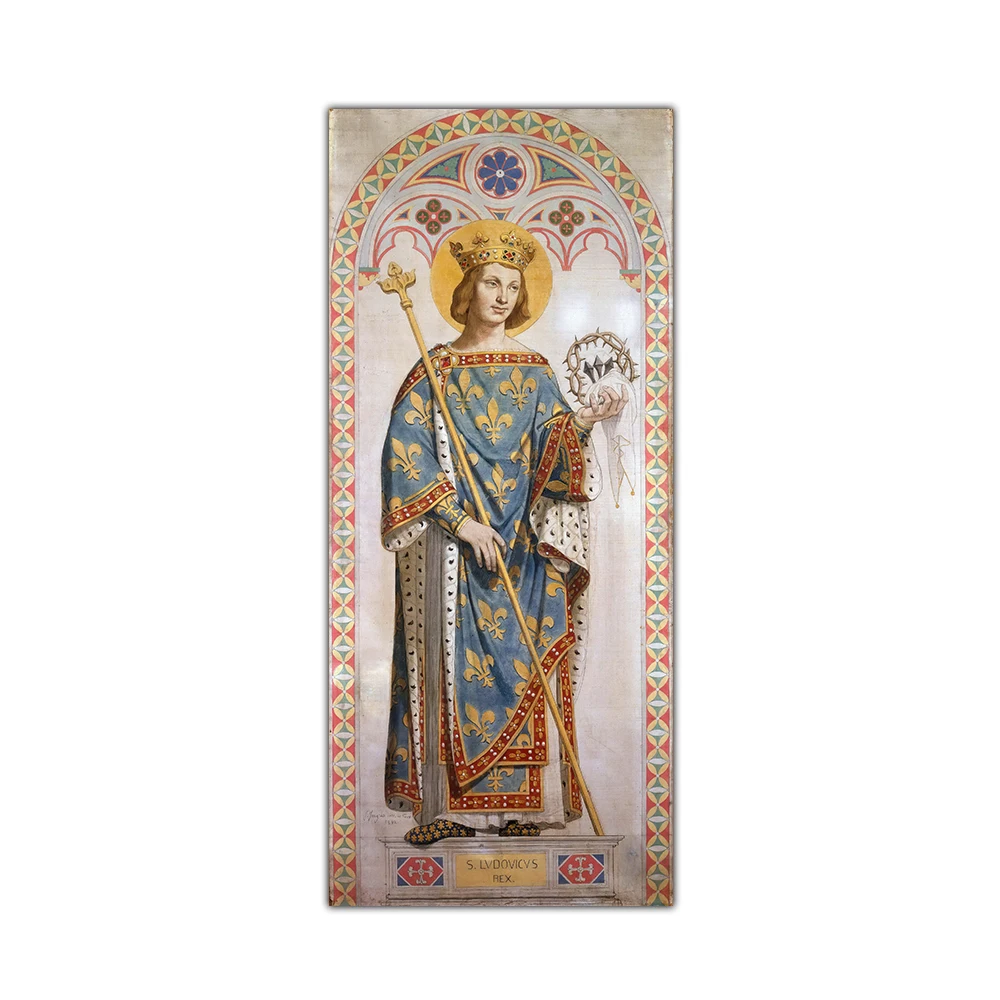 Citon Ingres 》 Saint Louis King of France картина маслом на холсте всемирно известная современное