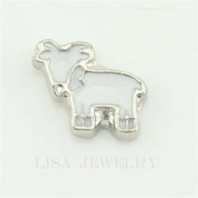 Металлический капли масла в форме животных Овцы ювелирные подвески для