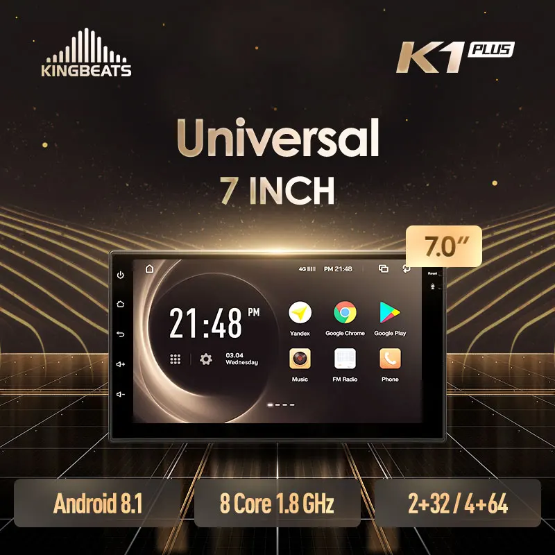 KingBeats K1plus штатное головное устройство For Volkswagen Nissan Hyundai Kia Toyota GPS Android 8.1