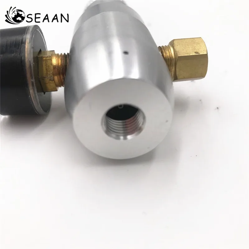 

SEAAN Homebrew Kegging,Premium Regulated CO2 Charger with Ball Lock Fitting,mini CO2 Regulator,3/8" Thread Co2 Thread