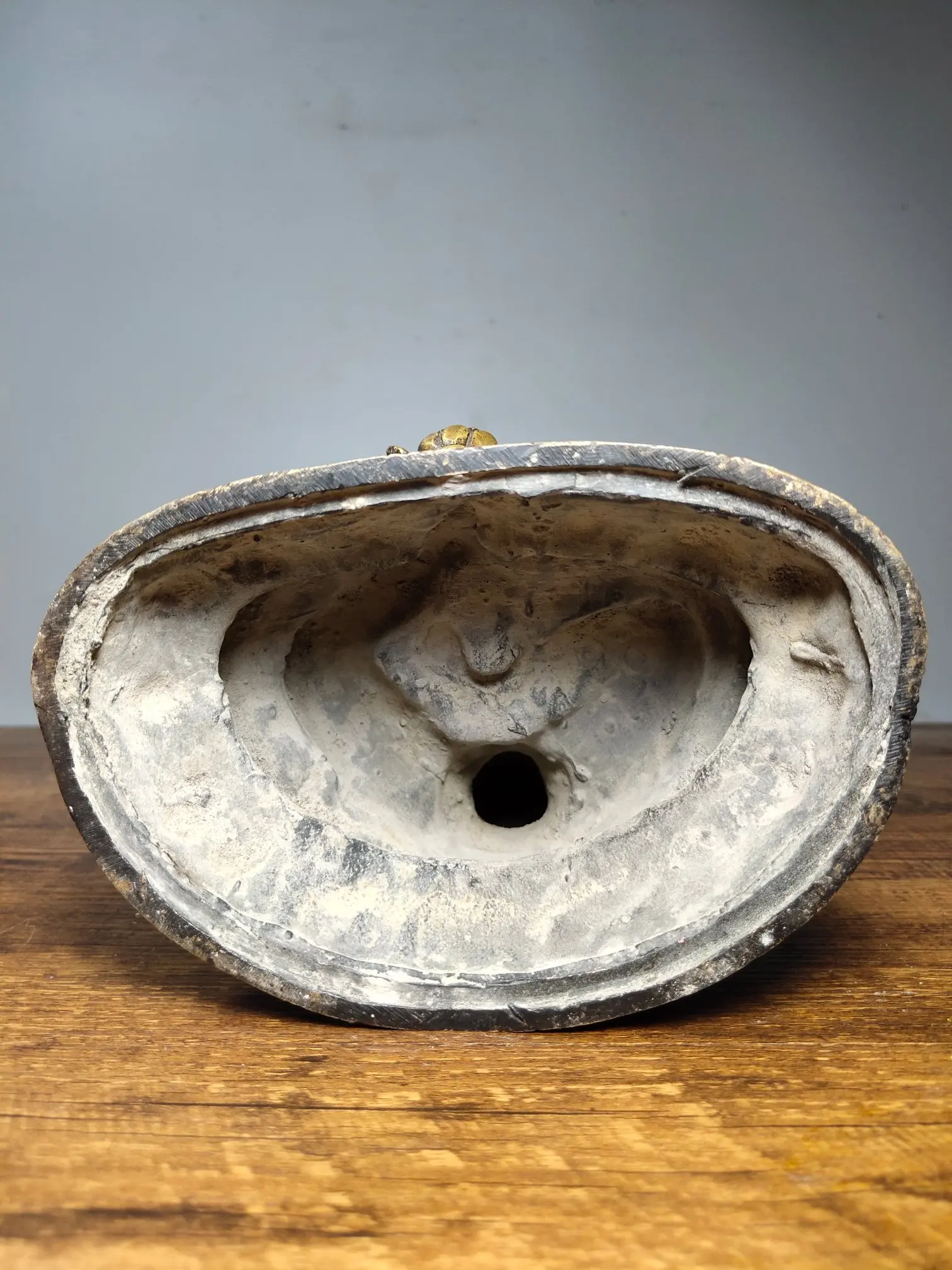 

LaoJunLu Pure Copper Inlaid Gemstone Buddha Statue Imitation antique bronze masterpiece collection of solitary Chinese