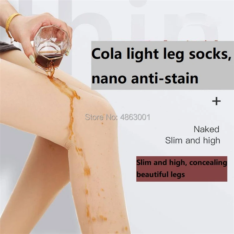 2019 New Autumn And Winter Light Tights Women Pantyhose Warm Anti-stain Waterproof Cola Slimming Anti-Dirty Body Two Packs | Женская