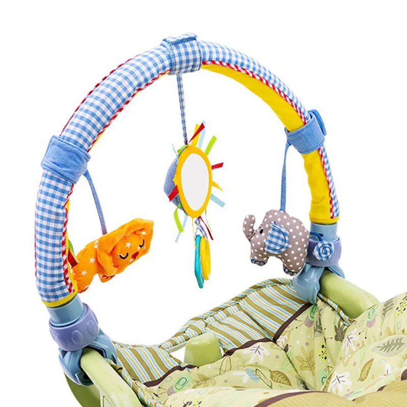 

SOZZY Baby Hanging Toys Stroller Bed Crib For Tots Cots rattles seat plush Stroller Mobile Gifts animals Zebra Rattles