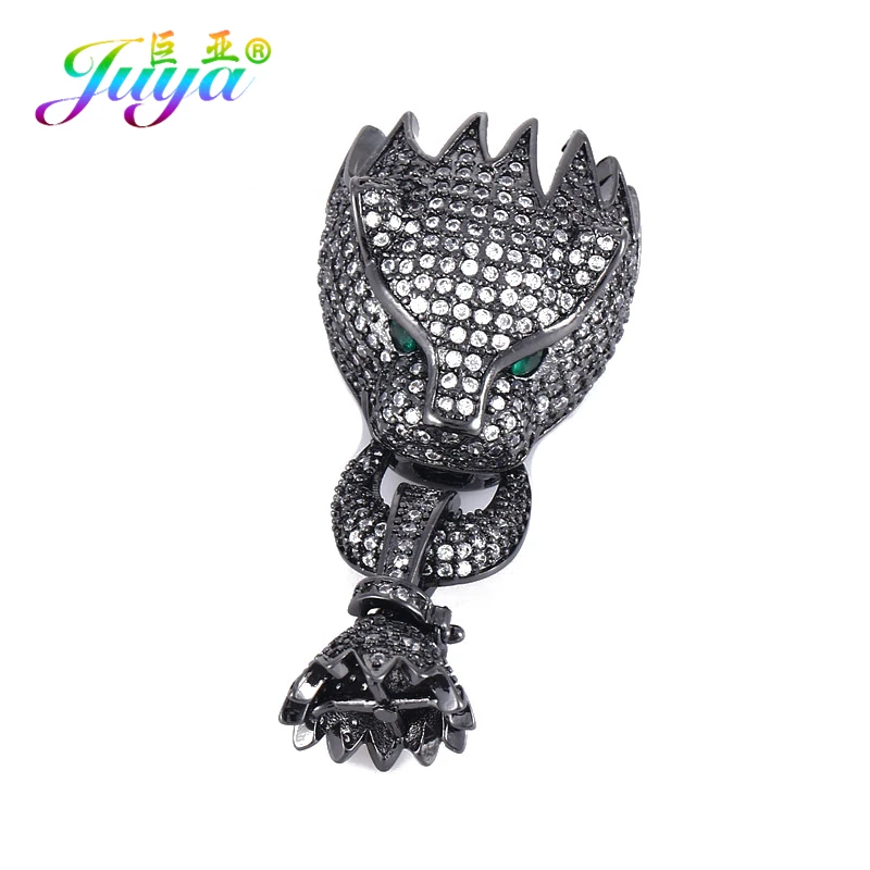 Metal Black Juya Ali Moda кубический цирконий декоративный Дракон крепеж разъемы для DIY натуральный камень барокко Жемчуг Ювелирные изделия с кистями изготовления - Цвет: Metal Black
