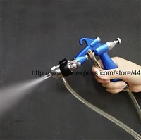 high quality double nozzle nanometer spray gun air brush hvlp sprayer paint spray tool air compressor two component nozzle
