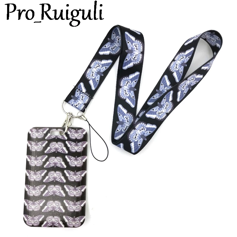 

Vintage Butterfly Credit Card ID Holder Bag Student Women Travel Bank Bus Business Card Cover Badge Accessories Gifts